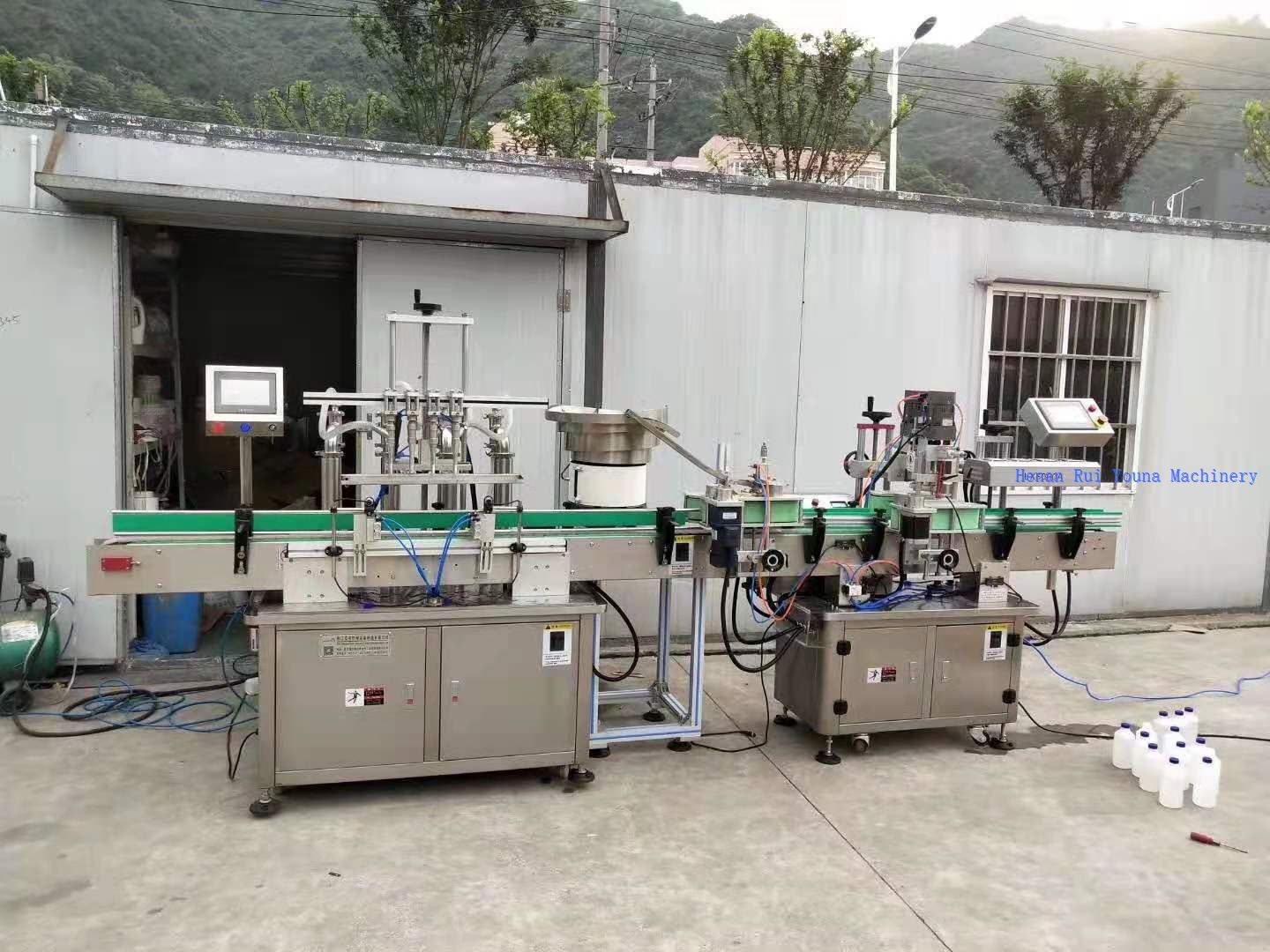 automatic filling labeling machine