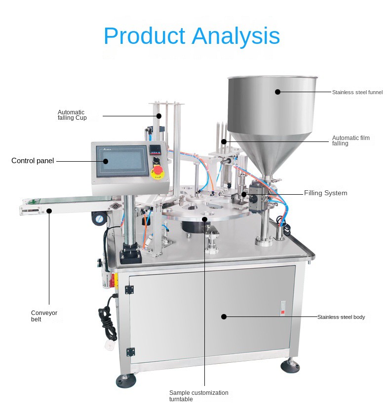 cup filling sealing machine